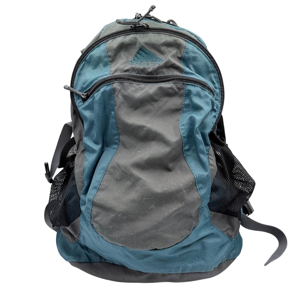 Kelty Reverb Backpack Blue Grey Ripstop Hiking Daypack Outdoor Travel Bag